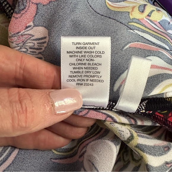 New York & Company Color-block Floral Print Duster Kimo Jacket - Picture 11 of 11